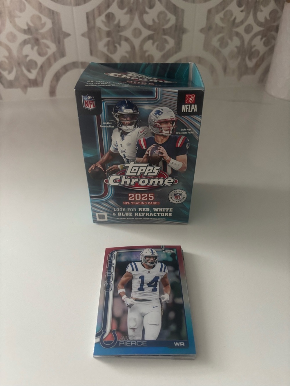 2025 NFL Trading Cards random 10 pull